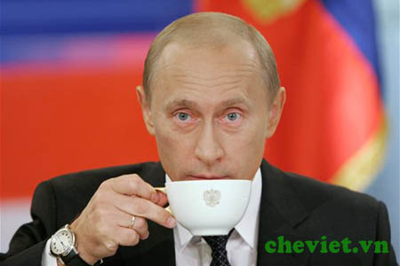 Tổng thống Putin thường xuyên uống trà
